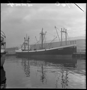 The coaster Pateke at Queens Wharf