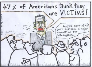 Doyle, Martin, 1956- :47% of Americans think they are VICTIMS! 19 September 2012