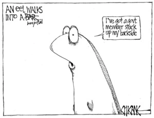 Winter, Mark 1958- :An eel walks into a bar/hospital... 26 September 2012