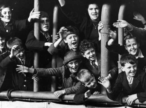 A group of British children who were sent to New Zealand under the Overseas Reception Scheme