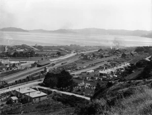 Part 4 of a 4 part panorama overlooking Petone