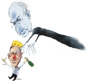 [John Key and the ghost of Don Brash] 12 December 2009