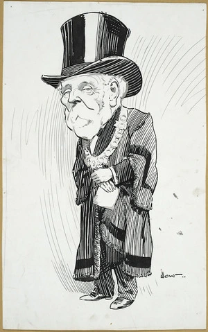 Low, David Alexander Cecil 1891-1963 :[Henry Holland, Mayor of Christchurch] 1911
