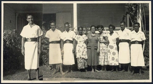 House staff, Villa Vailima, Samoa