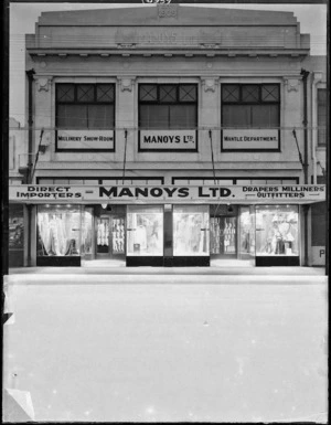 Manoy's clothing store, Stratford, Taranaki