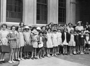 Primary school children, Thorndon, Wellington