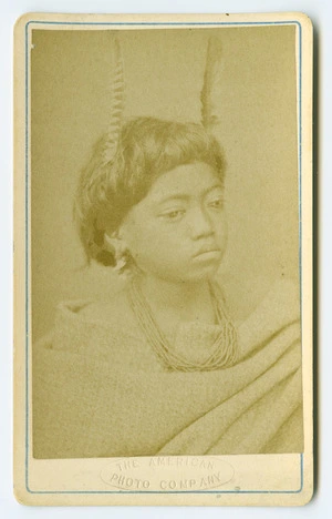 American Photo Company (Auckland) fl 1870s : [Unidentified Maori child]