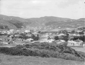 Part 2 of a 3 part panorama of Johnsonville, Wellington