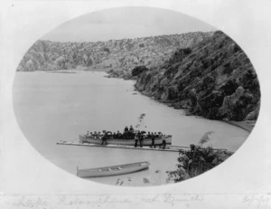 Lake Rotomahana and launch