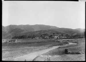 View of settlement at Tokomaru Bay looking west
