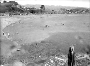 Beach scene at Titahi Bay