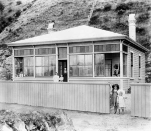 The Robinson's house, Karaka Bay, Wellington