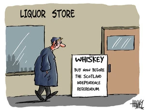 Hawkey, Allan Charles, 1941- :'WHISKEY Buy now before the Scotland independence referendum'. 22 October 2012