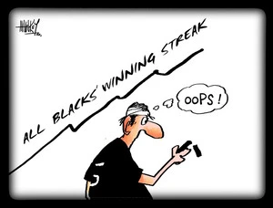 Hawkey, Allan Charles, 1941- :'All Blacks winning streak'. 23 October 2012