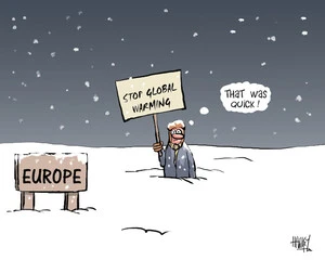 Stop global warming. "That was quick!" 11 January 2010