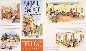 Hanmer Lodge :Hanmer Springs, South Island New Zealand. The Lodge holiday hotel. [Brochure]. 1961.