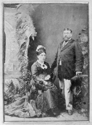 Richard John Seddon and his wife Louisa