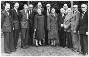 The Royal Commission on Education in New Zealand holding the final sitting of the Full Commission