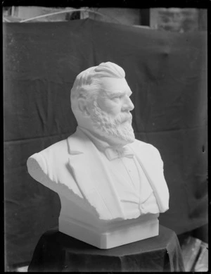 Marble bust of Richard John Seddon, made by Charles Kidson