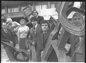 Cast of Wellington Circa Theatre's production of Roger Hall's Glide Time