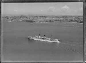 The ship Aorangi, Auckland