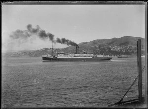 The ship Willochra, Wellington Harbour