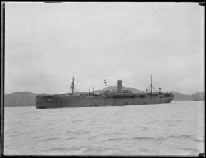 The ship Hawkes Bay, HMNZT No 9
