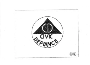 Civic defiance. 29 January 2010
