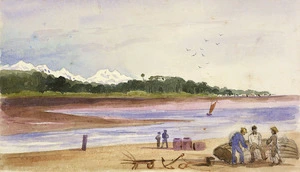 [Fox, William] 1812-1893 :Mt Cook from Hokitika. [1872]