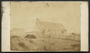 Richards, E S (Wellington) fl 1862-1873 :Photograph of Old St Paul's Church