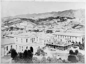Newtown, Wellington, with the public hospital in the foreground