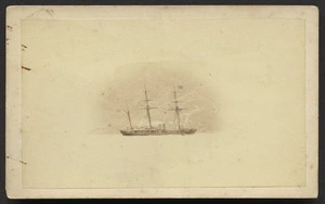 Richards, E S (Wellington) fl 1862-1873 :Photograph of Barque