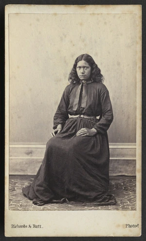 Batt & Richards (Wellington) fl 1873 :Portrait of Louisa Terawati