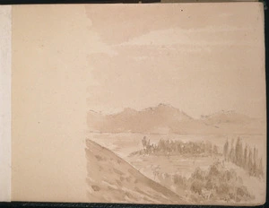 Artist unknown :[North Canterbury sketches]. Horsely Downs; continued from last page. [1882].