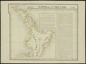 Partie de la Nle. [i.e. Nouvelle] Zelande : oceanque. [i.e. oceanographique]
