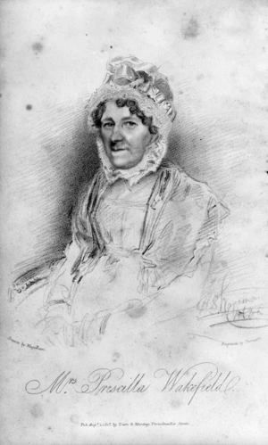 Wageman, Thomas Charles, 1787-1863 :Mrs Priscilla Wakefield / drawn by Wageman ; engraved by Thomson. - London ; Dean & Munday, 1818.
