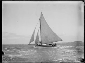 Yacht Arethusa, probably in Auckland - Photographer unidentified