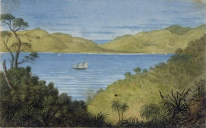 Gold, Charles Emilius 1809-1871 :Wellington Harbor N[ew] Zealand 1856