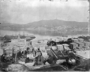 Connolly (Photographer) : Overlooking Wellington city and harbour