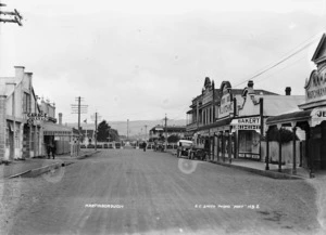 Looking along Kitchener Street, Martinborough