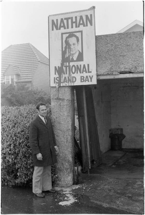 Mr Nathan, National Party candidate for Island Bay, Wellington