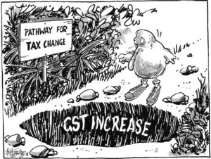 Pathway for TAX CHANGE. GST INCREASE. 9 February 2010