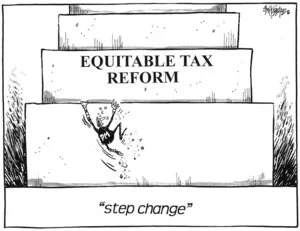 EQUITABLE TAX REFORM. PM. "step change" 10 February 2010