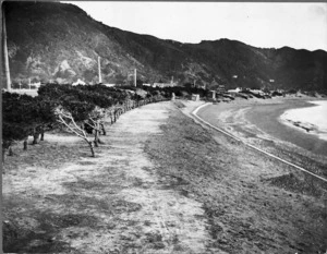 Walkway alongside the beach, Eastbourne