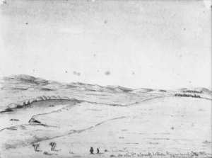 [Bates, Henry Stratton] 1836-1918 :Horotiu Rd. & country between Ngaruawahia & Rangiaowhia [1860?]