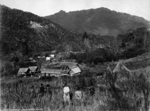 Pipiriki village - Photograph taken by Alfred Burton
