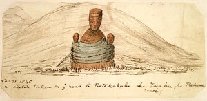 [Taylor, Richard], 1805-1873 :A sketch taken on the road to Rotokakahi; he Tuahu he Pahere ranei, Nov 21 1845