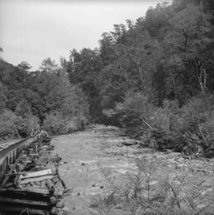 Cascade creek, Buller, and flume for coal