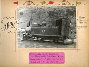 Fa Class steam locomotive no 186
