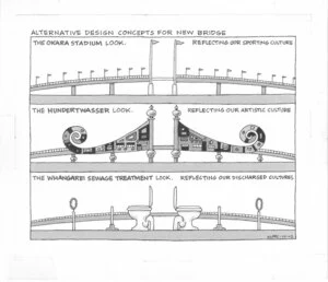 Alternative design concepts for new bridge. 6 February 2010